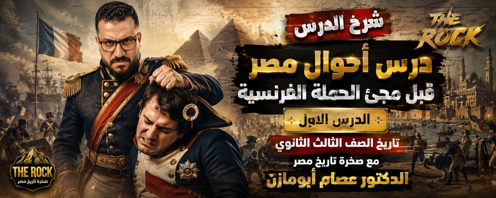 طلاب الصخرة 3ث الدرس الاول (احوال مصر قبل مجئ الحملة الفرنسية)
